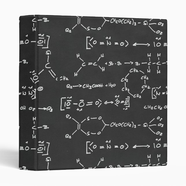 Chemical formula writing binder (Front/Spine)