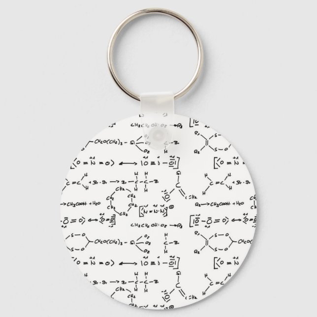 Chemical formula writing keychain (Front)