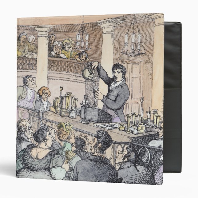 Chemical Lectures, c.1809 Binder (Front/Inside)