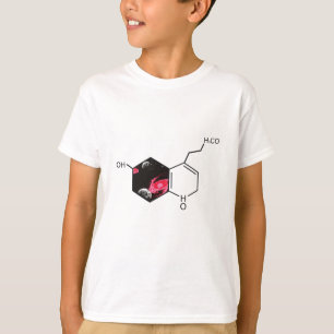 Chemical molecule with outer space view T-Shirt