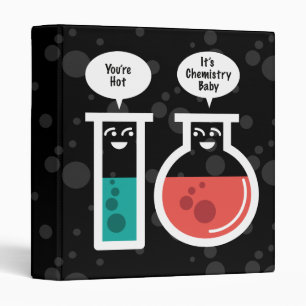 Chemical Reaction 3 Ring Binder