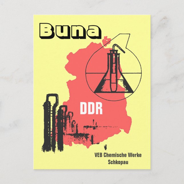 Chemiereklamedesign DDR Postcard (Front)