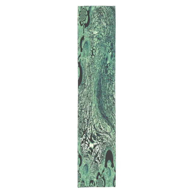Chemin de table Verdant Spiral — Table Pulse Short Table Runner (Front)
