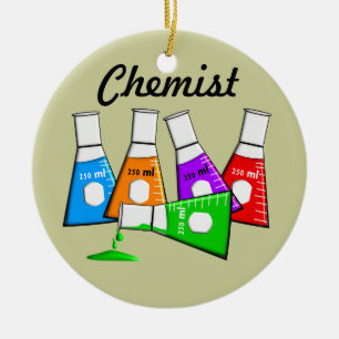 Chemist Beekers Christmas Ornament