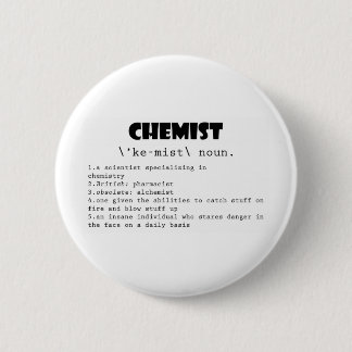 Chemist Definition Pinback Button