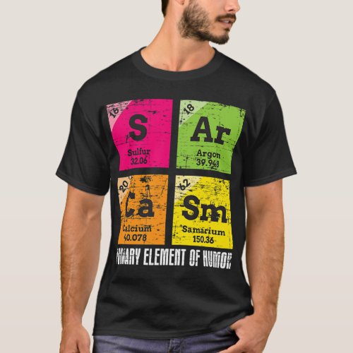 Chemist Job Witty Smart Pessimist Dark Humor Chemi T_Shirt
