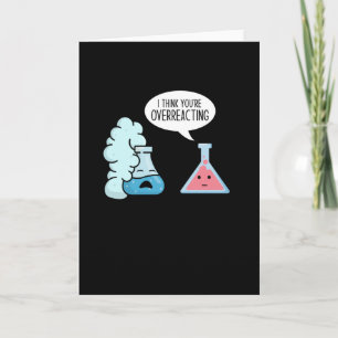 Chemist Reaction Chemistry Laboratory Card
