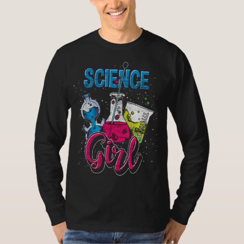 Chemist Science Women Girls Chemistry Nerd Chemist T_Shirt