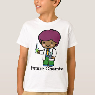 Chemist / Scientist boy flask and test tubes T-Shirt