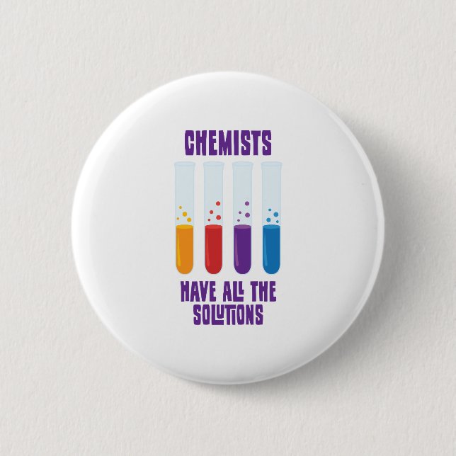 Chemist Test Tube Button (Front)