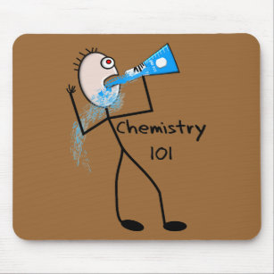 Chemistry Stickman Design Funny Gifts Mouse Pad Chemistry Stickman Design Funny Gifts Mouse Pad