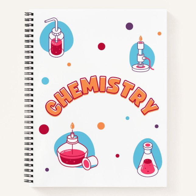 Chemistry Aesthetic College-Ruled Composition  Notebook (Front)