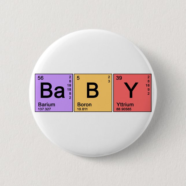 Chemistry Baby Button (Front)