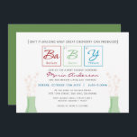 Chemistry BaBY Shower Periodic Table Invite<br><div class="desc">customize all wording AND update the numbers at top with the due date or party date!</div>