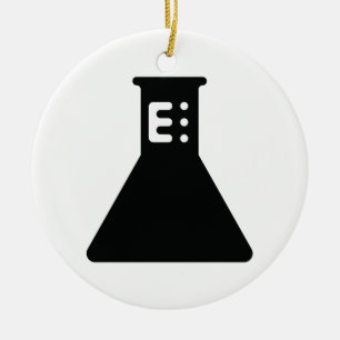 Chemistry Beaker Ceramic Ornament