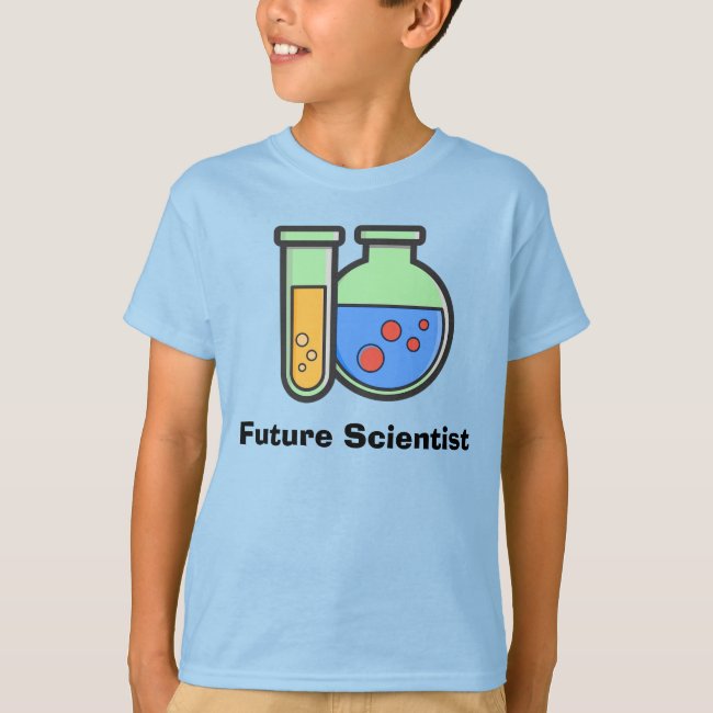 Chemistry Beakers Future Scientist Kids T-Shirt