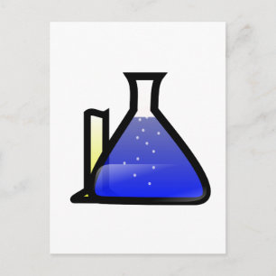 Chemistry Beakers Postcard
