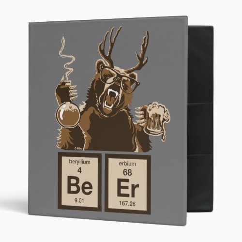 Chemistry bear discovered beer binder
