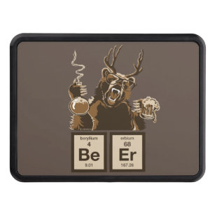 Chemistry bear discovered beer hitch cover