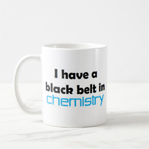 Chemistry black belt coffee mug