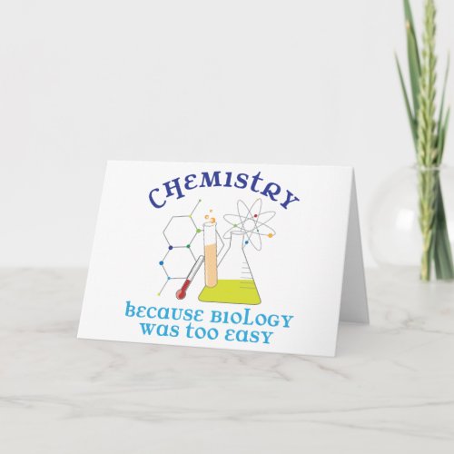 Chemistry Card