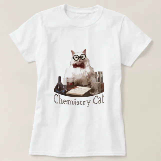 Chemistry Cat (from 9gag memes reddit) TShirt Zazzle