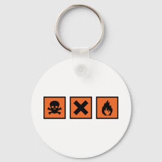 chemistry chemist signs keychain