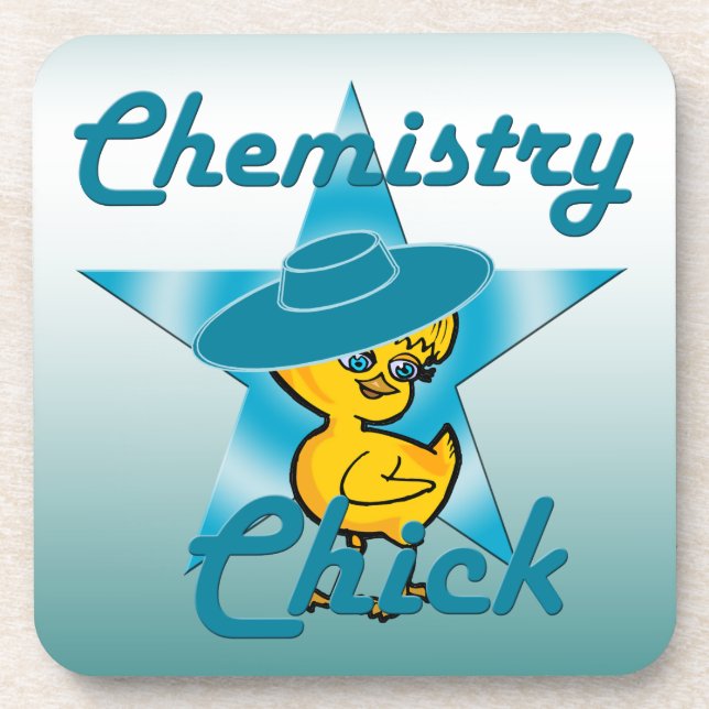 Chemistry Chick #7 Coaster (Front)