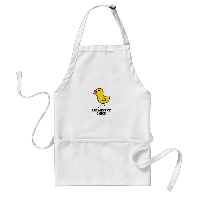 Chemistry Chick Adult Apron (Front)