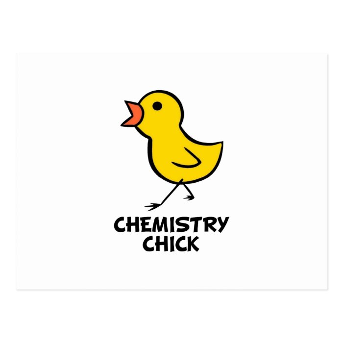 Chemistry Chick Post Cards