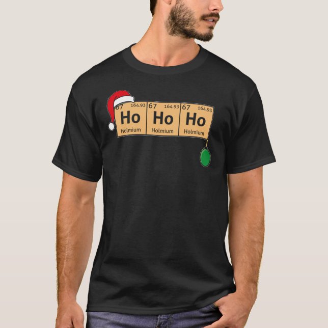 Chemistry Christmas T-Shirt (Front)