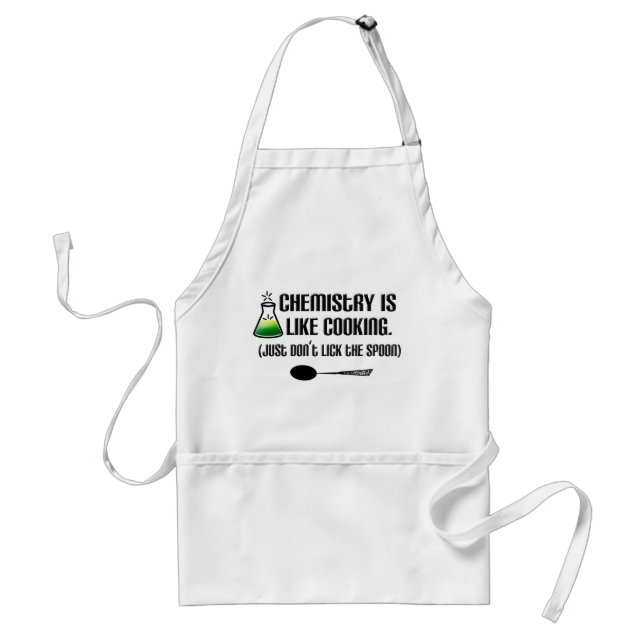 Chemistry Cooking Adult Apron (Front)