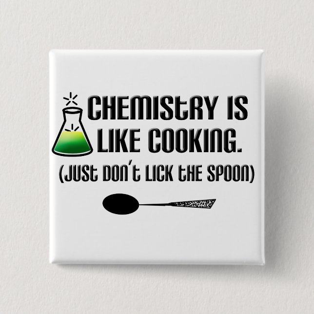 Chemistry Cooking Button (Front)
