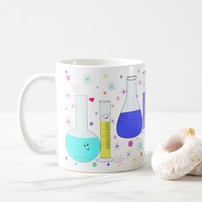 Chemistry Cute Coffee Mug (With Donut)