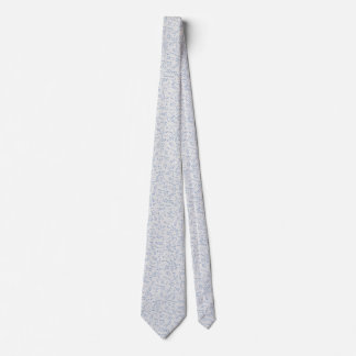 Chemistry diagram pattern blue on grey neck tie