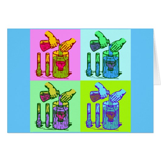 Chemistry Displacement Pop Art (Front Horizontal)