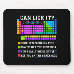 Chemistry Elements Teacher Can I Lick It Periodic  Mouse Pad