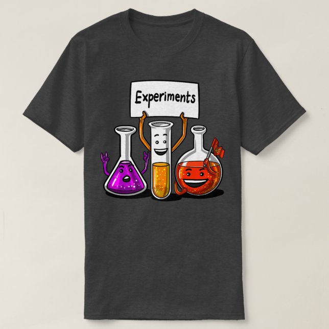 Chemistry Experiments Science Laboratory School Ch T-Shirt (Design Front)