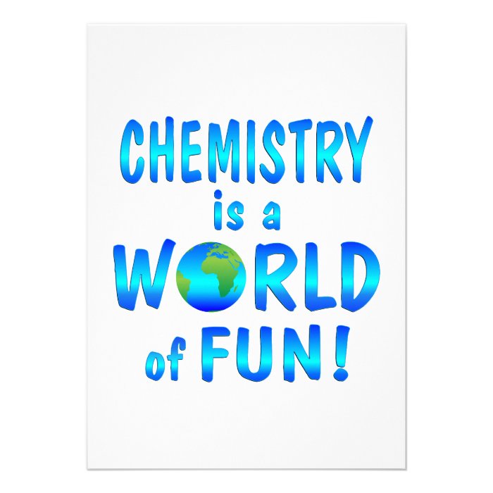 Chemistry Fun Invite