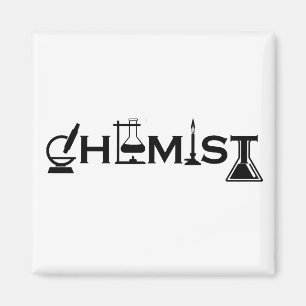 Chemistry funny chemist gifts magnet