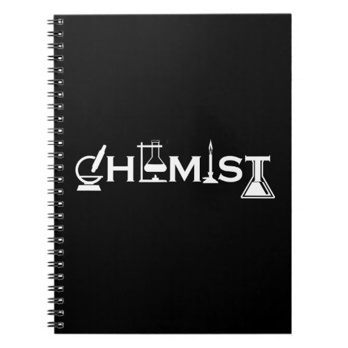 Chemistry funny chemist gifts notebook