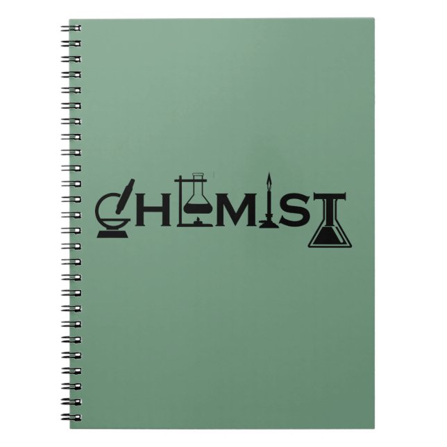 Chemistry funny chemist gifts notebook (Front)