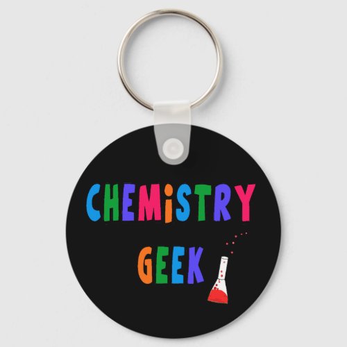 Chemistry Geek Key Chain