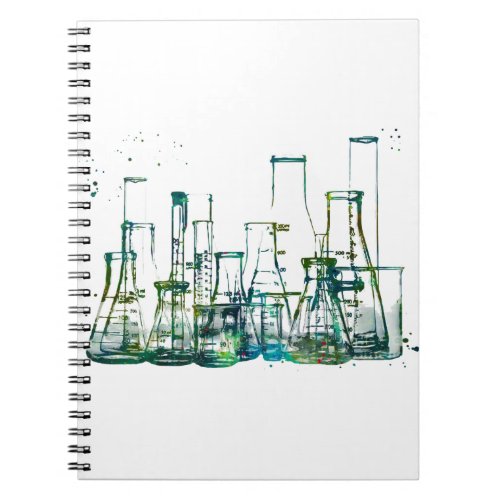 Chemistry Glassware Set Notebook