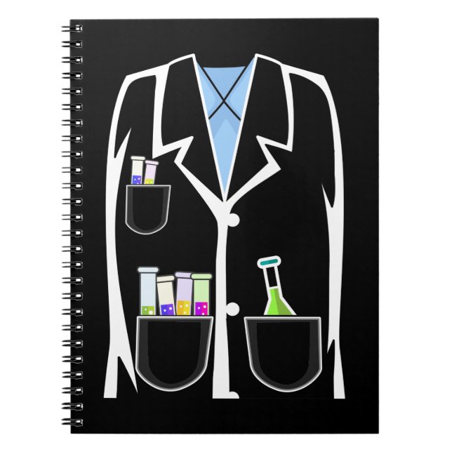 Chemistry Halloween Funny Science Lab Notebook (Front)