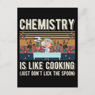 Chemistry Humor Laboratory Science Lab Postcard