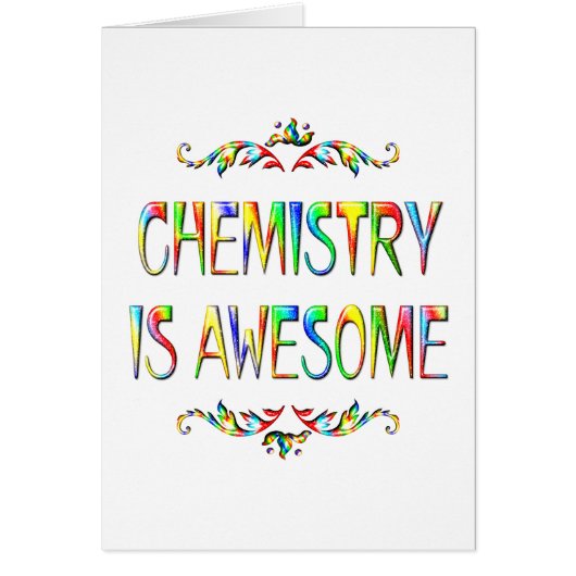 Chemistry is Awesome Cards (Front)