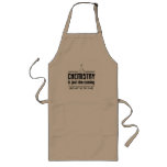 Chemistry Is Cooking Long Apron at Zazzle