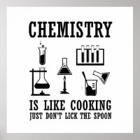 chemistry is like cooking funny chemist quote