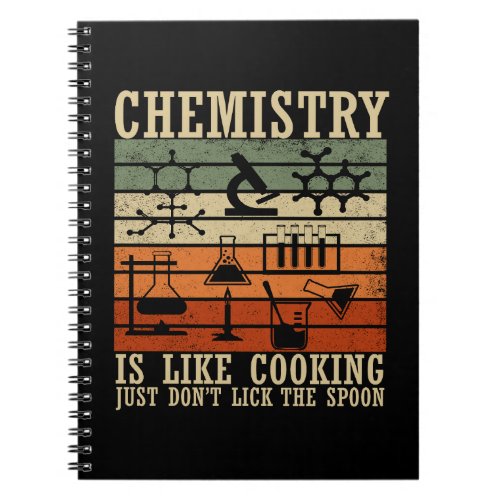 chemistry is like cooking notebook